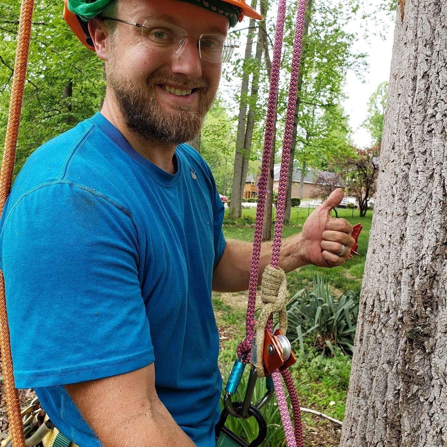Shane Williams, TRAQ-qualified ISA Certified Arborist, on-site for a tree risk assessment in Johnson City TN
